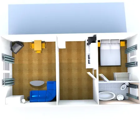 Apartment Im Erdgeschoss, Mit Terrasse